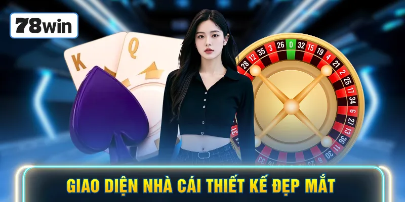 Giao diện nhà cái thiết kế đẹp mắt